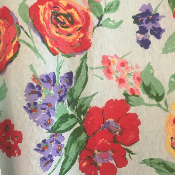 EVERLY Floral Print Bright High Neck Dress - Picture 3 of 10